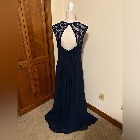 Navy Blue Bridesmaid or Wedding Guest Dress - Picture 2 of 6